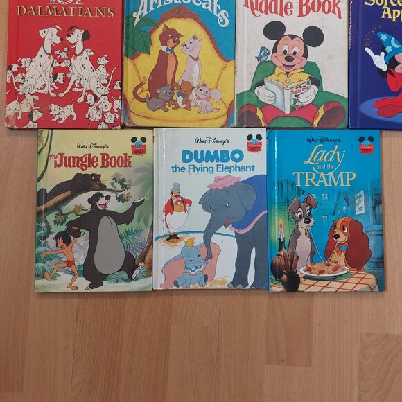 Vtg 1970s Disney's Wonderful World of Reading Hardcover Books - lot of 11 - Picture 4 of 4